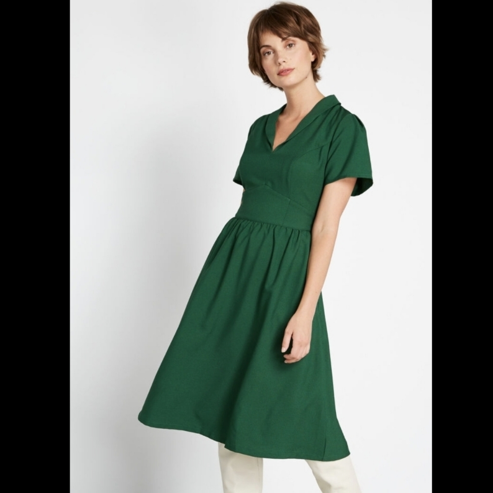 NWT Modcloth Lively Identity Short Sleeve Dress XL
